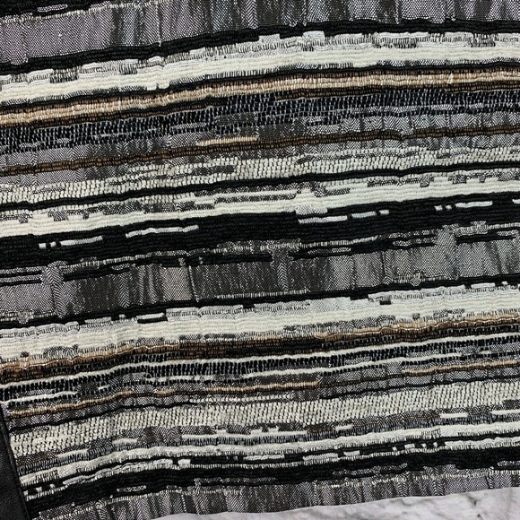 Maac London Size 10 Mini Skirt Metallic Black NWT - Picture 7 of 11